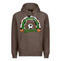 Coffee Soccer Rainbow Premium Hoodie - RanaPortraitStore
