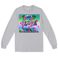 Moon Dust aloha stitch Long Sleeve Tee - AdoDesignShop