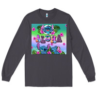 Smoke aloha stitch Long Sleeve Tee - AdoDesignShop