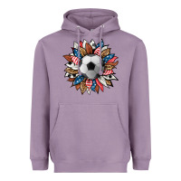 Lavender football sunflower Heavyweight Hoodie - HRA Design Shop