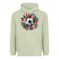 Matcha football sunflower Heavyweight Hoodie - HRA Design Shop