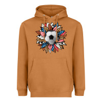 Meerkat football sunflower Heavyweight Hoodie - HRA Design Shop
