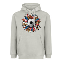 Moon Dust football sunflower Heavyweight Hoodie - HRA Design Shop