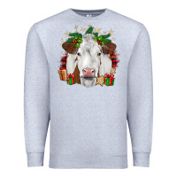 Heather Grey christmas simmental Premium Sweatshirt - JahusDesignShop