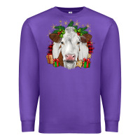 Purple christmas simmental Premium Sweatshirt - JahusDesignShop