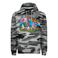 Slate Camo Easter gnomies with truck Premium Hoodie - NancyCooperArtShop