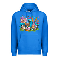 True Royal Easter gnomies with truck Premium Hoodie - NancyCooperArtShop