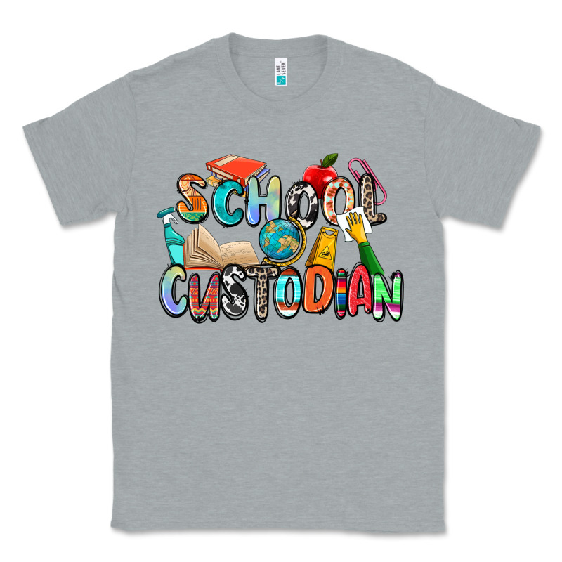 School Custodian Classic Tee by Zillion Design Studio | Teevron
