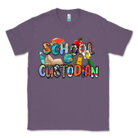 Lavender school custodian Classic Tee - Zillion Design Studio