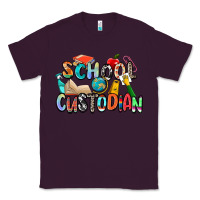 Plum school custodian Classic Tee - Zillion Design Studio