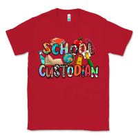 Red school custodian Classic Tee - Zillion Design Studio