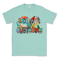 Seafoam school custodian Classic Tee - Zillion Design Studio