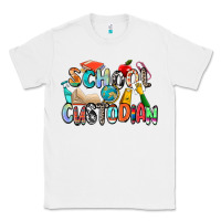 White school custodian Classic Tee - Zillion Design Studio