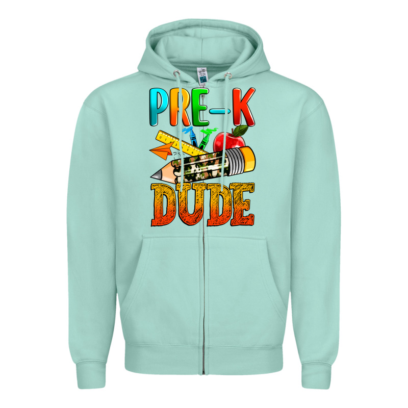 Pre K Dude Zipper Hoodie by texasbilliewilder | Teevron