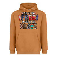 Meerkat land of the beacause of the brave Heavyweight Hoodie - CowhideDigitalArt