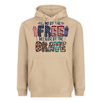 Mushroom land of the beacause of the brave Heavyweight Hoodie - CowhideDigitalArt