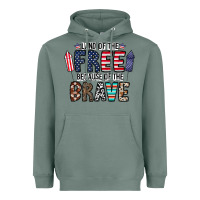 Sage land of the beacause of the brave Heavyweight Hoodie - CowhideDigitalArt