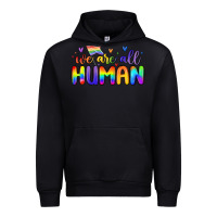 Black we are all human Urban Hoodie - MaliasSmallBusiness