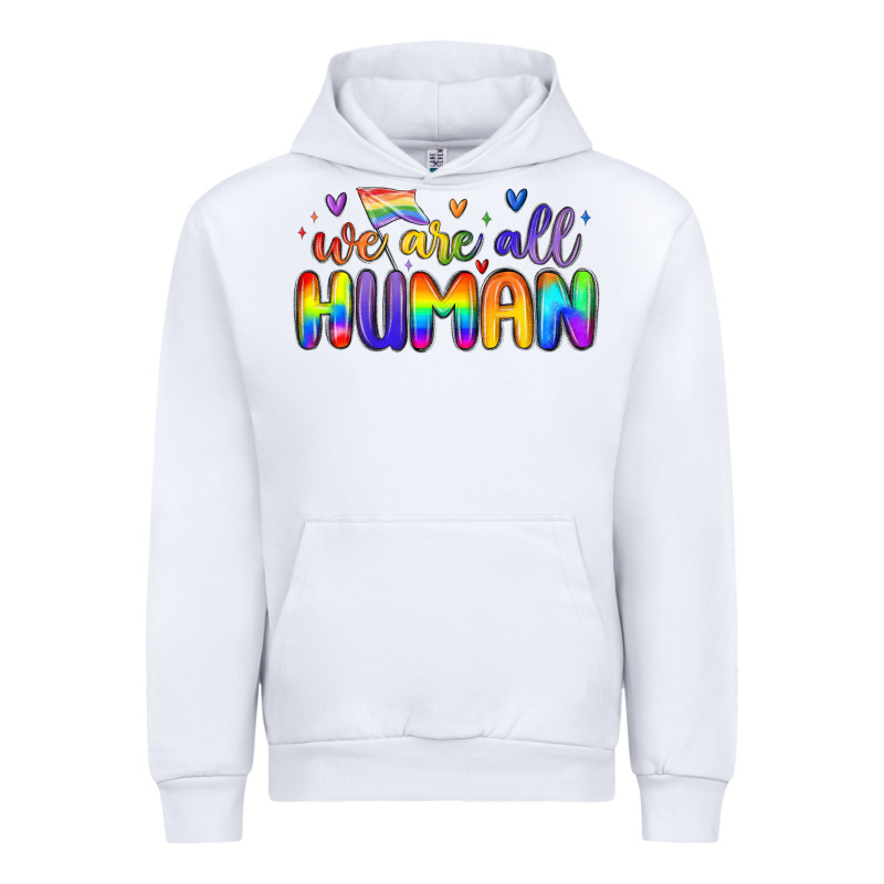 We Are All Human Urban Hoodie by MaliasSmallBusiness | Teevron