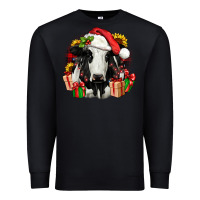Black christmas holstein Premium Sweatshirt - JahusDesignShop