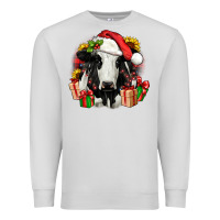 Dove Grey christmas holstein Premium Sweatshirt - JahusDesignShop