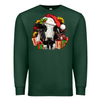 Sports Green christmas holstein Premium Sweatshirt - JahusDesignShop