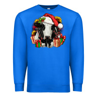 True Royal christmas holstein Premium Sweatshirt - JahusDesignShop