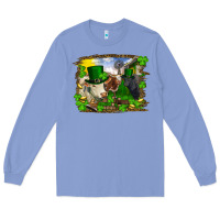 Colony Blue st patricks day cows Long Sleeve Tee - RanaPortraitStore