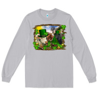 Moon Dust st patricks day cows Long Sleeve Tee - RanaPortraitStore