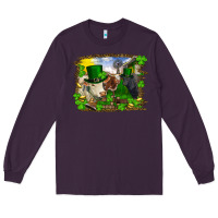 Plum st patricks day cows Long Sleeve Tee - RanaPortraitStore