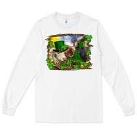 White st patricks day cows Long Sleeve Tee - RanaPortraitStore