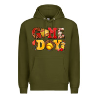 Army Green game day softball Premium Hoodie - AdoDesignShop