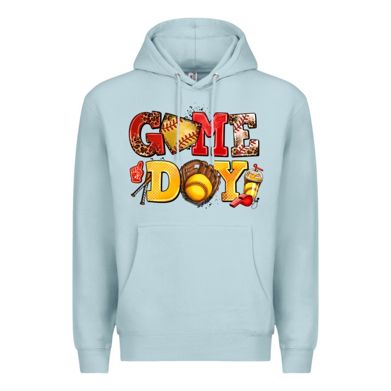 Game Day Softball Premium Hoodie by AdoDesignShop | Teevron