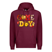 Burgundy game day softball Premium Hoodie - AdoDesignShop
