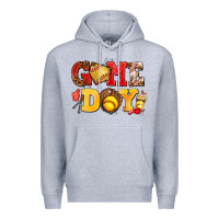 Heather Grey game day softball Premium Hoodie - AdoDesignShop