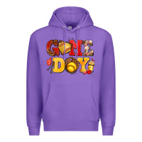 Purple game day softball Premium Hoodie - AdoDesignShop