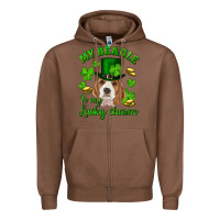 Chestnut st.patrick's day my beagle is my lucky charm Zipper Hoodie - RanaPortraitStore