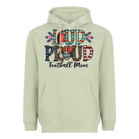 Matcha loud proud football mom Heavyweight Hoodie - CowhideDigitalArt