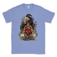 Colony Blue floral skeleton Classic Tee - RanaPortraitStore