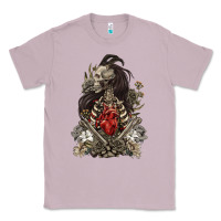 Lilac floral skeleton Classic Tee - RanaPortraitStore