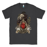 Smoke floral skeleton Classic Tee - RanaPortraitStore