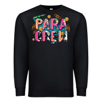 Black para crew Premium Sweatshirt - AdoDesignShop