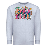Heather Grey para crew Premium Sweatshirt - AdoDesignShop