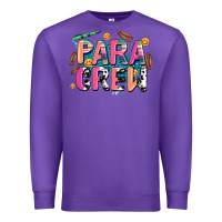 Purple para crew Premium Sweatshirt - AdoDesignShop