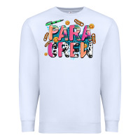 White para crew Premium Sweatshirt - AdoDesignShop