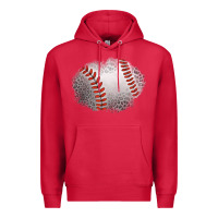 Cardinal leopard baseball patch Premium Hoodie - Jasminsmagicworld