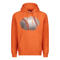 Carrot leopard baseball patch Premium Hoodie - Jasminsmagicworld