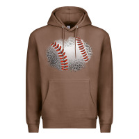 Chestnut leopard baseball patch Premium Hoodie - Jasminsmagicworld