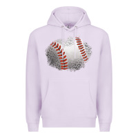 Lilac leopard baseball patch Premium Hoodie - Jasminsmagicworld