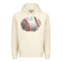Sandshell leopard baseball patch Premium Hoodie - Jasminsmagicworld